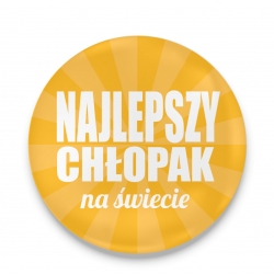 Przypinka Najlepszy Chłopak na świecie